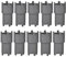 Kliplinc Doppelk?pfiger 20 24 mm Clutch Locking Tool Nut Wrench for Dirt Bike, 10 Pieces