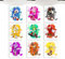 Zstlwyl Sonic Bros Aquarell-Poster The Hedgehog, für Kinderzimmer, Wanddekoration, Spielzimmer-Dekor, Set mit 9 Stück (20,3 x 25,4 cm), ungerahmt, Cartoon-Anime-Kunstgemälde, Poster