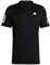 adidas Herren Club Tennis 3-Stripes Polo Shirt, Black, XXL