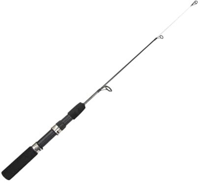 Teleskop-Angelrute, 32-67 cm Kohlefaser Reise Eisangelrute, 55g superleicht Teleskop-Rute mit Silikongriff für Salzwasser und Süßwasser