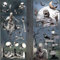 SULOLI 8 Stück Halloween Fensterbilder,3D Doppelseitige Fenstersticker,Halloweens-Fenster Dekoration,Aufkleber von Sensenmann,Geister,Katzen,Kerzen für Karneval Party Halloween