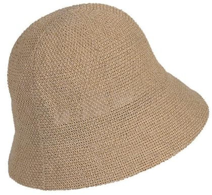 Eigso Unisex Woven Mesh Travel Bucket Hat für Frauen Männer Vintage Mode Sommer Strand Outdoor Fischer Hut für Frau Mann