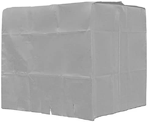 Junterone Housse de Protection pour RéServoir D' 1000 litres Conteneur IBC Housse éTanche et Anti-PoussièRe CrèMe Solaire Tissu Oxford 210D Argent