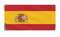 Pixelforma - Bandera de España con 6 ojales en varios tamaños, 6 ojales, 40 x 80 cm