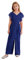 inhzoy Tuta Bambina Elegante da Cerimonia Principessa Chiffon Jumpsuit Salopetta Lunga da Matrimonio Partito Abito Formale Pantaloni a Gamba Larga Romper Jumpsuit Tutine Blu Reale 11-12 Anni