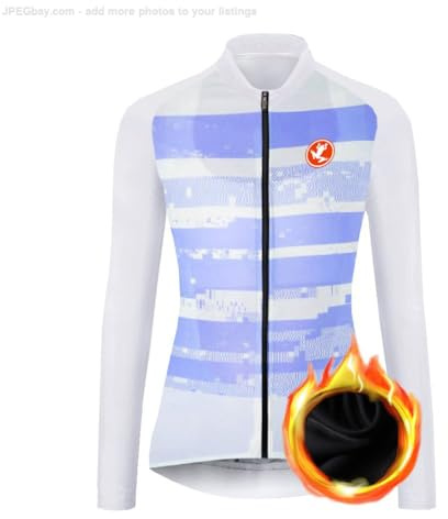 UGLY FROG 2025 Damen Winter Thermisches Fahrradtrikot Radtrikot Damen Fahrradshirt/Radshirt/Bikeshirt mit Taschen
