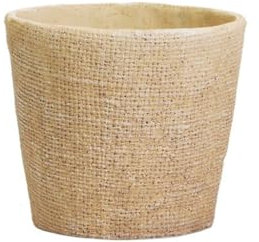 YCCHAH Macetas de interior nórdico simple tejido de cemento, maceta grande para sala de estar, balcón, maceta retro, maceta verde para plantas al aire libre (S)