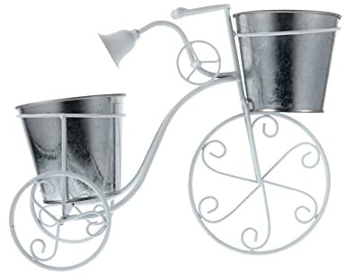 BESPORTBLE 1pc Bicycle Stand Bikes Bike Rack Tricycle Garden Plant Holder Bike Plant Stand Creative Bike Plant Stand Bike Shape Flowerpot Holder Plant Flowerpot Rack Garden Decoration Iron