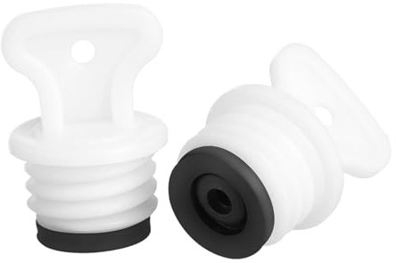 Baluue 2 Stück Wärmflaschendeckel Wasserflaschenstopper Stecker für Warmwasserbeutel Wärmflaschen-Stecker kleine Kappen für Hot Bag Stöpsel für Wärmflasche ersetzen Gummi