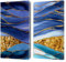 Head Case Designs Licenza Ufficiale UtArt Mari d'oro Notte Oscura Marmoreo Custodia Portafoglio in Pelle Compatibile con Apple iPad 10.2 2019/2020/2021