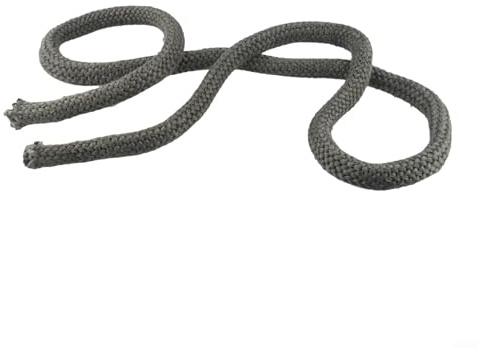 Feuerfestes Fiberglas-Ofentürdichtungsseil, 25 mm Durchmesser, 2 Meter Länge, für Holzofen und industrielle Ofen-Türdichtung, Ersatz