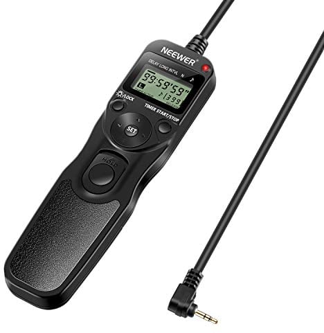 Neewer LCD Rilascio di Otturatore Telecomando per Canon 760D(T6s)/750D(T6i)/700D(T5i)/1300D(T6)/1100D(T3)/1000D(XS)/650D(T4i)/600D(T3i)/550D(T2i)/500D(T1i)/450D(XSi)/400D(XTi)/350D DSLR Fotocamere