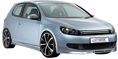 RDX Racedesign Seitenschweller kompatibel mit Volkswagen Golf V/VI/Jetta + Seat Leon 1P 2005- 'Turbo' (ABS)