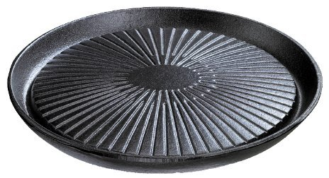 Round Shaped Korean Styled Cast Iron Sizzler Platter 26cm