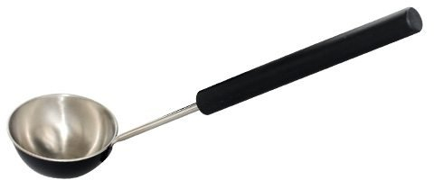 Finnsa Kelle Edelstahl, Griff schwarz 45 cm