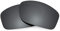 Revant Verres de Rechange Compatibles avec Oakley Valve, Polarisés, Chrome Noir MirrorShield