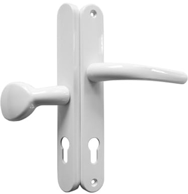 Vita Lever Pad Offset Door Handle 92 and 62mm PZ with 215mm Screw Fix