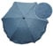 Universal 50+ UV Parasol Umbrella Newborn Baby Toddler Carriage Pram Pushchair Stroller Buggy Protect from Sun Rain Canopy (Jeans Blue)