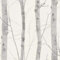 Birch Tree Wallpaper Silver White Grey Deluxe Textured Vinyl Glitter Tropical