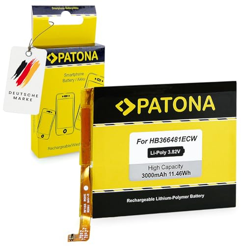 PATONA Akku HB366481ECW 3000mAh Kompatibel mit Huawei Ascend P9, P9 Lite, Honor 5C, 7 Lite, 8 Lite, 9 Lite, P10 Lite, P20 Lite, P8 Lite 2017, Y6 2018, Y7 2018, P Smart