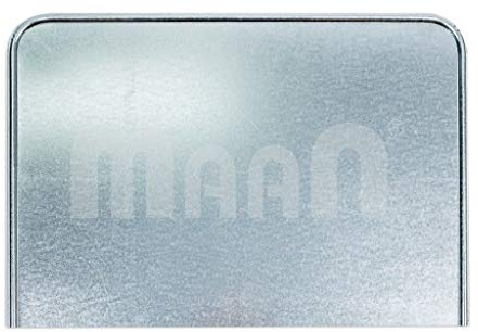 AGROHIT Verzinktes Ascheblech Bodenblech Schmutzblech Kaminplatte Ofenblech (32 x 48,5 cm) mit Rostschutzbeschichtung