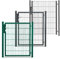 HORI® Gartentor für Doppelstabmattenzaun I Gartentür anthrazit-grau I inkl. Schloss & Beschlag I Wetterfestes Tor für Garten, Hof & Einfahrt I Modell Basic I Höhe 123 cm