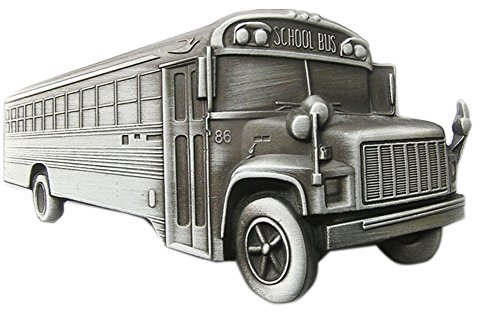 Urban Backwoods School Bus II Gürtelschnalle für Wechselgürtel Buckle