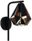 EGLO Wandlampe Carlton 4, 1 flammige Vintage Wandleuchte, Material: Stahl, Farbe: Schwarz, kupferfarben-antik, Fassung: E27