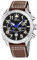 Lotus Uhr Für Herren 18705/3 Outlet Silber Edelstahl Case BraunLeder Band
