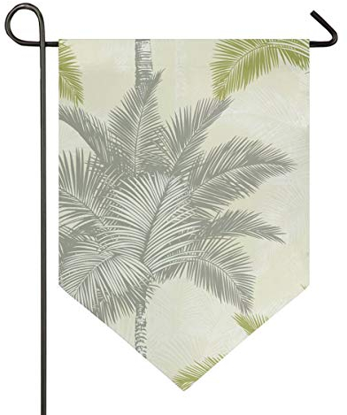 MONTOJ Arthouse Sophie Conran Fiji Palme Zitrusbäume Home Sweet Home Garten Flagge vertikal doppelseitig Garten Dekoration, Polyester, 1, 28x40in