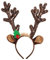 Longsing Rentier Geweih Weihnachten Stirnband Rentier Geweih Stirnband Für Jedes Alter - Weihnachtsfeiern, Dekorationen, Strumpfüllungen Haarbänder Frohe Weihnachten Kopfschmuck TG