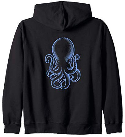 Beguiling Octopus Felpa con Cappuccio