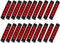 Biqing 20Pcs Feux de Gabarit Latéraux LED,24V Feux Latéraux Eclairage LED Arrière Avant Indicateur de Position en Lumière Imperméable pour Camion Remorque Camion Bus Bateau,Rouge