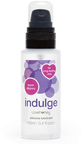 Lovehoney Silicone Based Personal Lubricant, 100ml | Clear Natural Feeling Gel in a Travel Friendly Bottle