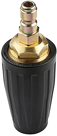 BDHI Nettoyeurs haute pression 0,6 cm Quick Connect 3000 PSI Turbo buse de pulvérisation pour nettoyage de voiture et de jardin (GO01-1)