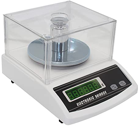 LeTkingok Elektrische Zählwaage Hohe Genauigkeit Waage Elektronische Waage 1500 G * 0,01 G N