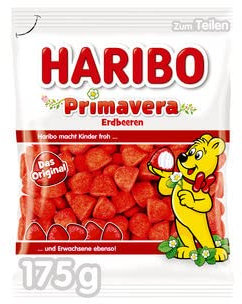 Haribo Primavera Erdbeeren, 10er Pack (10 x 175g)