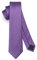 HISDERN Herren Krawatte Lila Schmale Einfarbig Seide Krawatten für Herren Klassische Formelle Elegante Schlipse Hochzeit Party Business Krawatte 6cm