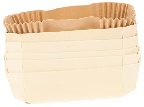 BESTonZON 5 Pièces En Bois Boîte Demballage De Gâteau, Cuire Four Moule à Pain Gâteau De Lune En Bois Porte-Bols, De Cuisson Moule Stand De Gâteaux Forme De Bateau Pour Plats Chauds Cuisson Du Pain
