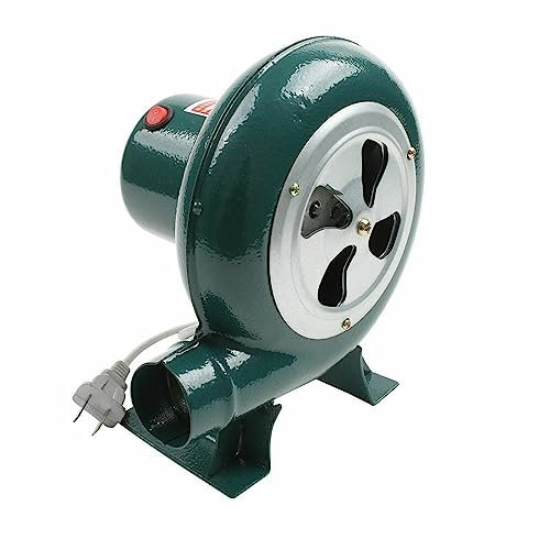 Topchances 220V Barbecue Combustion Blower Home BBQ Stove Fire Electric Fan 30/40/60/80W (30, watts)