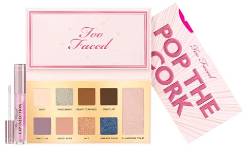 Too Faced Pop The Cork Party Ready Face & Eye Palette Lip Injection Maximum Pmump