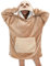chuangminghangqi Übergroßes Hoodie Decken-Sweatshirt Warm Plüsch Taschen-Decke Kapuzenpullover für Damen Herren und Jugendliche,Geschenkidee(Faultier,S)