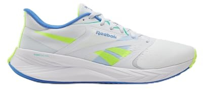 Reebok Herren Energen Tech Plus 2 Sneaker in Weiß, Moon Kinetic Blue Digital Lime, 47 EU