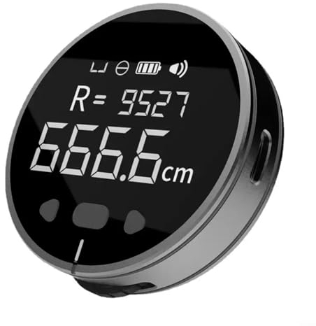 RANRAO Mètre à ruban numérique électronique avec écran LCD, mètre ruban numérique rechargeable, petit intelligent, mesure de roulement longue distance, 1511173323