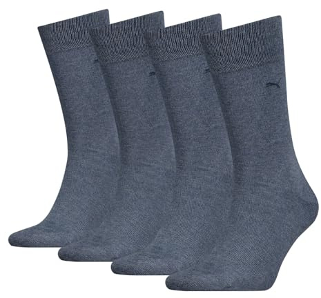 PUMA Herren Business Socken Strümpfe Classic Socks 2 Paar, Farbe:Blau, Größe:47-49, Artikel:-460 denim blue