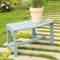 MAYFABD Halbrunder Runder Outdoor Baumbank Umlaufende Parkbank Gartenbank Parkbank Outdoor Bank Rückenlose Industrielle Holz Und Eisenbank Für Pool Strand Rasenflächen,A,85x40x40cm