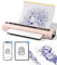 Phomemo TP88 Tattoo Drucker Rosa, Thermodrucker Tattoo Stencil Drucker, Bluetooth Tattoo Thermal Printer, Wireless Tattoo Printer Tragbarer mit 10pcs Tattoo Transferpapier für Smartphone & PC