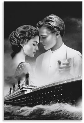 Titanic Poster, klassisches Filmposter, Kunstwerke auf Leinwand, Wandkunstdrucke, moderne Dekoration, 30 x 45 cm, 10 Stück