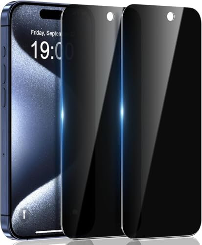 selling united IPhone 15 Privacy Screen Protector, 2 Pack (Apple iPhone 15 Pro Max)