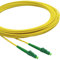 Conectra® - Glasfaser Patchkabel | OS2 | Singlemode | Simplex | LC/APC auf LC/APC | gelb | ideal für FTTH Heimnetzwerke | LWL Lichtwellenleiter Glasfaserkabel (Länge 30 m)